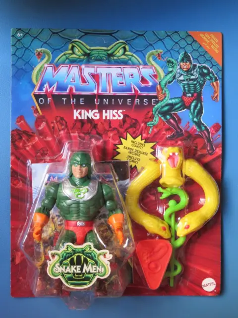 MASTERS OF THE UNIVERSE Origins - KING HISS - BRAND NEW !!!!