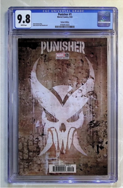 The Punisher #1 2022 Marvel Comics Variant 1st Print CGC 9.8 Spoiler Variant.