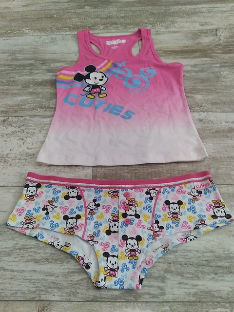 Disney Minnie Mouse Tank Top & Panties Pajama/Lounge Set SIZE SMALL CASUAL NWTS