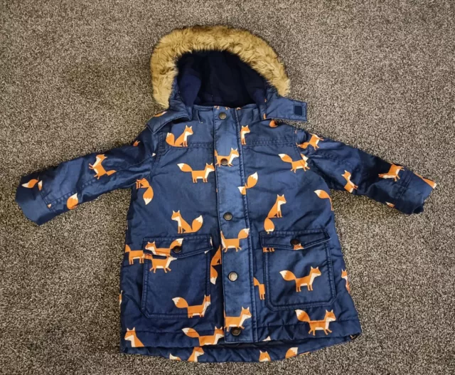 jojo maman bebe 2-3 Years Padded Fox Theme coat