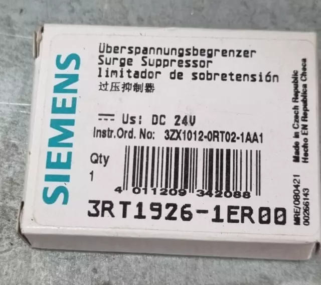 SIEMENS 3RT1926-1ER00 Surge Suppressor 2