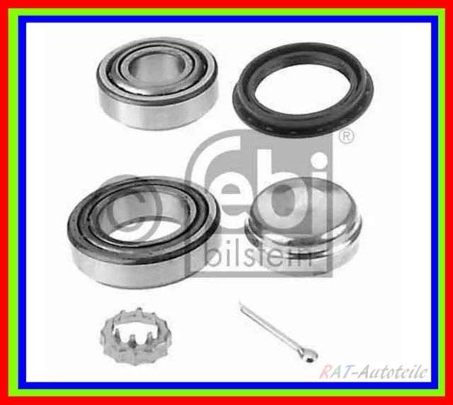 Radlagersatz 2xFEBI Hinten- re/li-AUDI A4 8D2,8D A6 4A 80,90 100 200