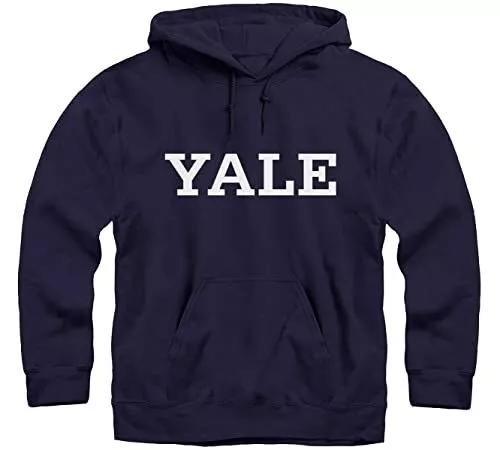 HOODED SWEATSHIRT, UNISEX, Essential Logo, X-Large Yale University ...