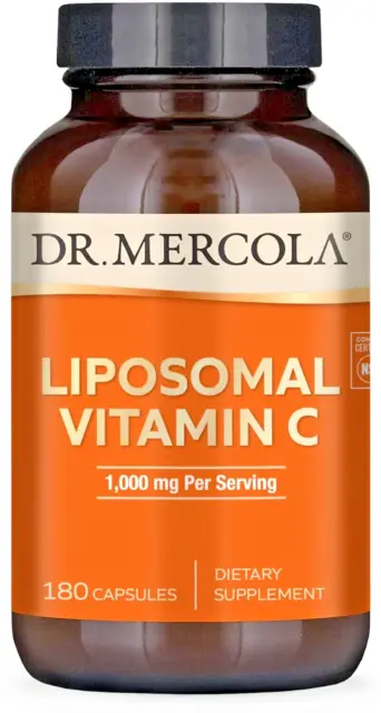 Vitamin C Liposomal 180 Kapseln Dr. Mercola - Nahrungsergänzung