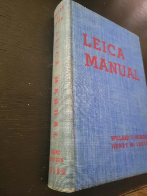 1938 Leica Manual Willard D. Morgan Hardback Book 2
