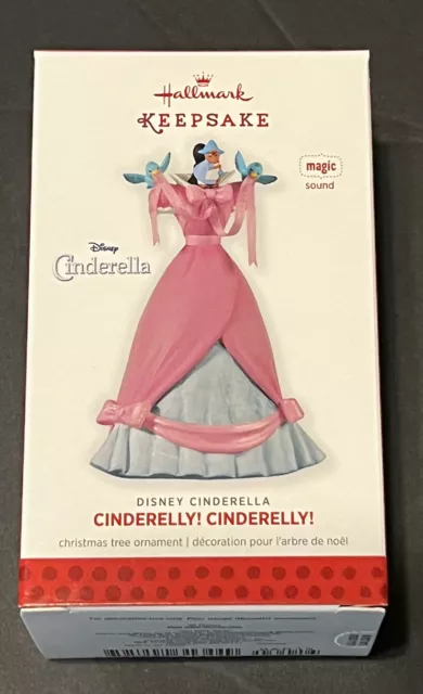 Hallmark CINDERELLY! CINDERELLY! Disney Cinderella Magic Ornament 2013 NIB