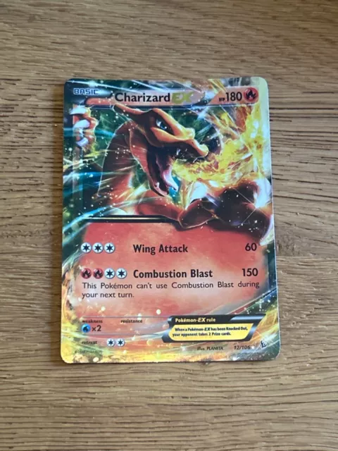 Charizard EX 12/106 XY Flashfire Pokemon Trading Card