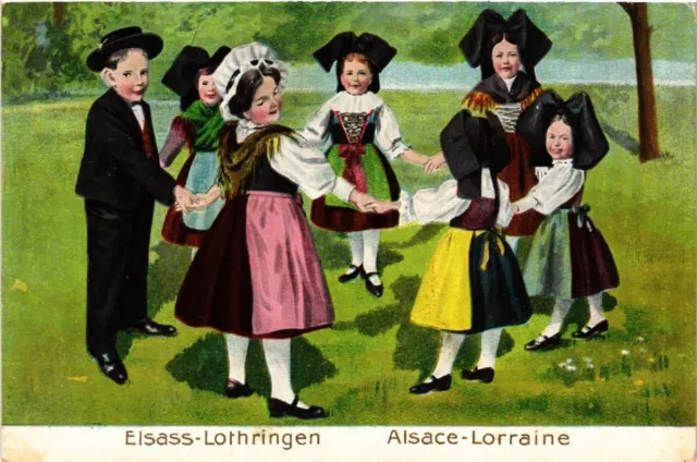 CPA AK Alsace-Lorraine - Elsass-Lothringen - Folklore - Types (481511)
