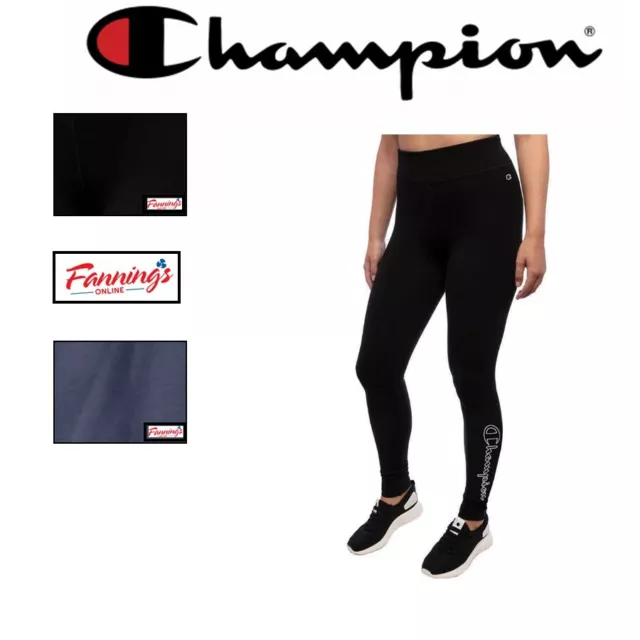 CHAMPION Authentic Ladies Script Logo LEGGINGS  | C12