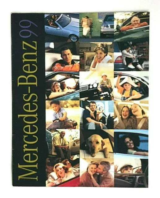 1999 Mercedes-Benz Sales Brochure SLK C E CLK SL M Class Color Large Format