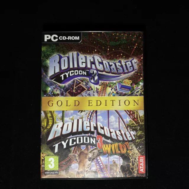 Rollercoaster Tycoon 3 Gold (PC Games) : Video Games 