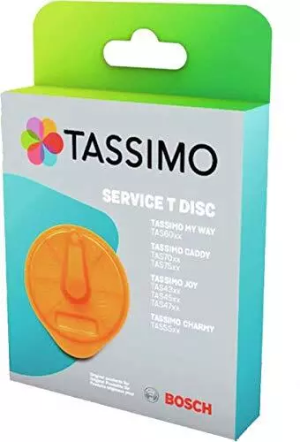 GENUINE BOSCH TASSIMO ORANGE SERVICE T-DISC FOR COFFEE MACHINES 576837  17001491