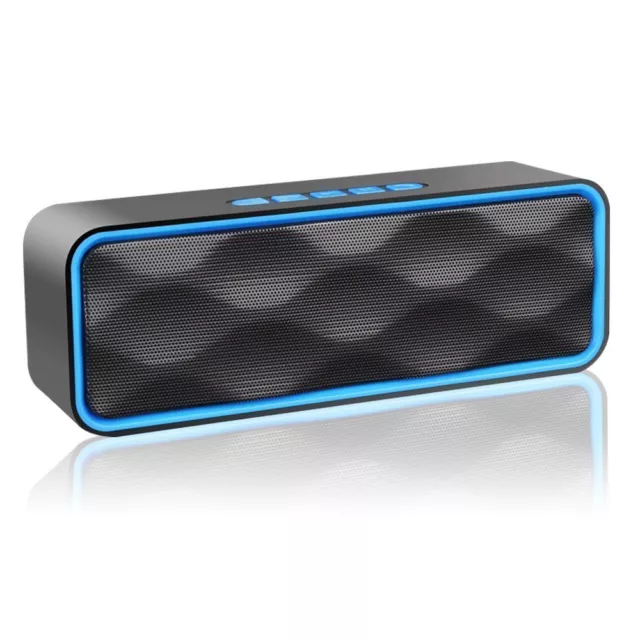 Haut-parleur Bluetooth portable, haut-parleur sans fil extérieur avec audio HD et basses