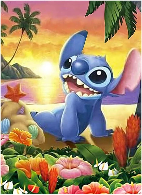 Stitch Diamond Painting, 5D DIY Diamantmaler-Set, Bilder Diamant Painting