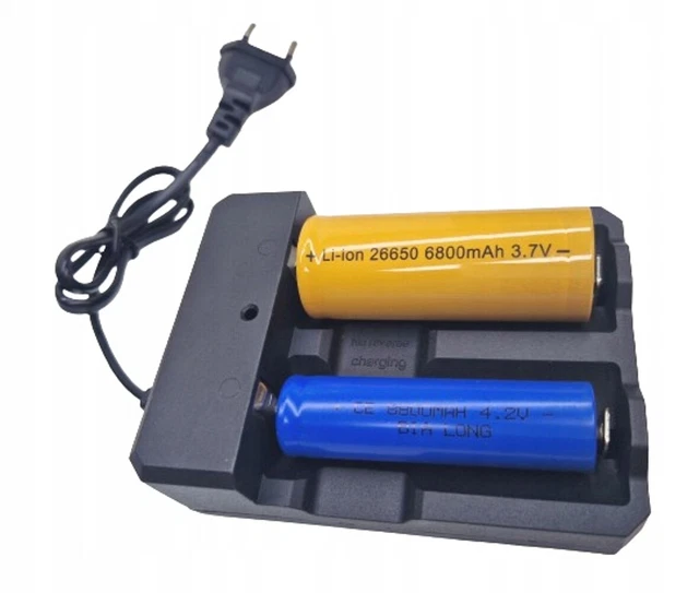 AFTERTECH Caricabatterie 36V (42V) 2A Per Batterie Li-Ion – Connettore DC5521, LED Rosso/Verde, Protezioni Elettroniche