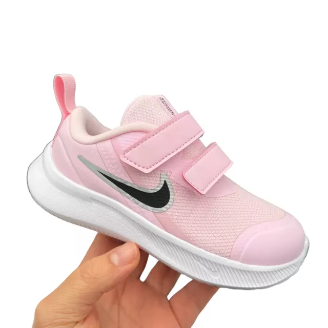 Nike Star Runner Toddler Girls Sneakers Size 9-10 Pink Lightweight & Comfortable 2