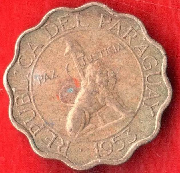 Paraguay 50 Centesimos 1953