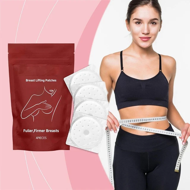 Patchs D'augmentation Mammaire à Base De Plantes - Lot De 4 - Pour Un Effet Lifting Et Galbe Naturel