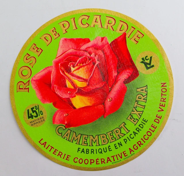 ANCIENNE étiquette Fromage France BN118298 Camembert Normandie Vache EUR 1,99 - FR