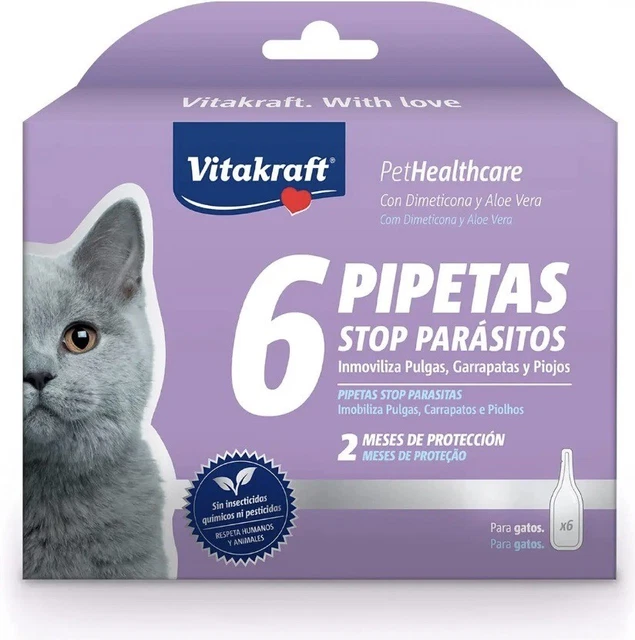 antiparassitari per gatti  1 Ml X 6 Pipette