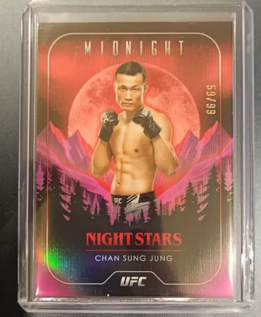 /99 CHAN SUNG Jung 2024 Topps Midnight UFC Night Stars Twilight EUR 8