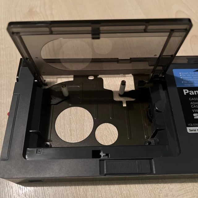 PANASONIC VWTCA7E MOTORISED Tape Cassette Adaptor SVHSC VHSC to VHS