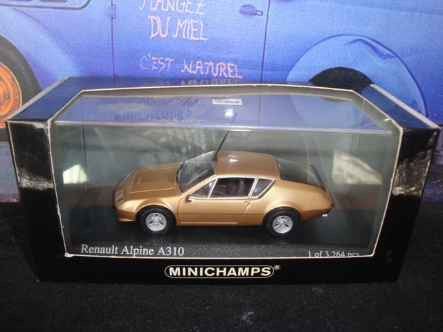 Miniature MINICHAMPS 1/43 – Renault Alpine A310 1976 – Couleur Cuivre – Collection