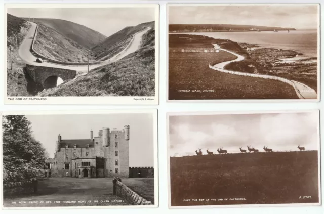 20 John O' Groats Thurso Wick Caithness Scotland Old Postcards All Shown (B6)