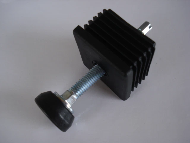 10pcs black plastic end caps square tubing durable pp - Germany
