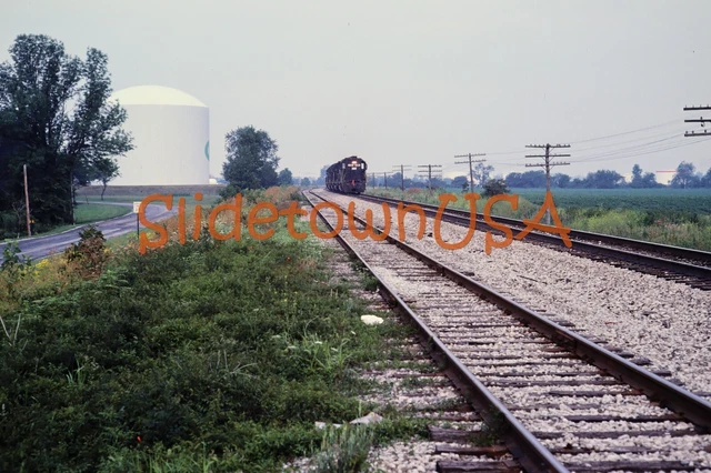 Vtg 1980's Original Photo Train Slide 1341 Engine Norfolk & Western NW X2O015