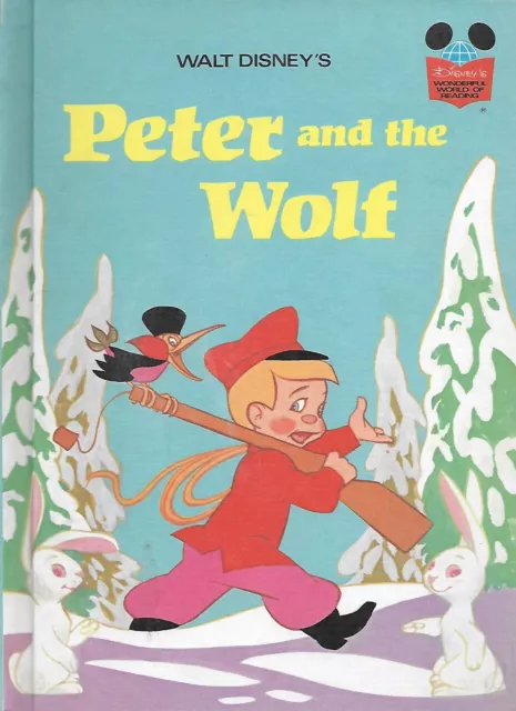 LIKE NEW CONDITION.   Walt Disney.   LARGE SIZED.   Peter and The Wolf.  1974.