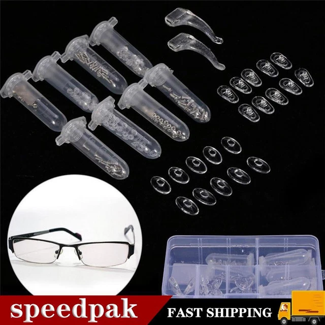 1* Herramienta de reparación de gafas tornillo nariz tuerca óptica F7J8 para gafas R1K9