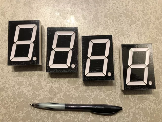 KEM-23011-BSR Super Red 2.3 inch 1 Digit 7 Segment Display Common Anod, 4 pcs