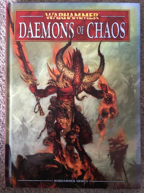 Warhammer Armies: Daemons of Chaos rule book