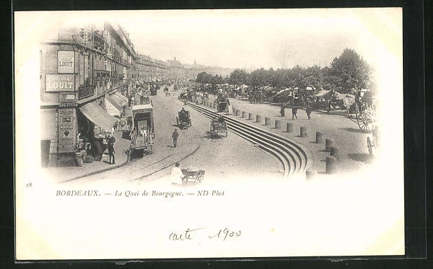 CPA Bordeaux, Le Quai de Bourgogne