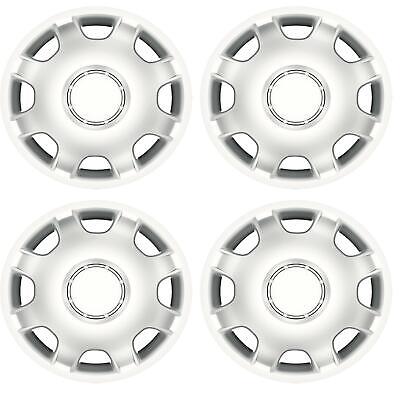 4 x 15" Silver Extra Deep Dish Commercial Wheel Trims Hub Caps for Vans