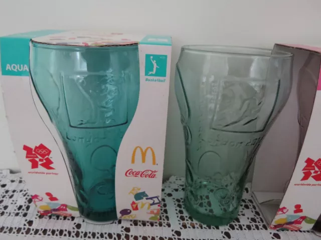 Complete Set of 6 McDonald's Collection Coca-Cola Glasses - London Olympics 2012 3