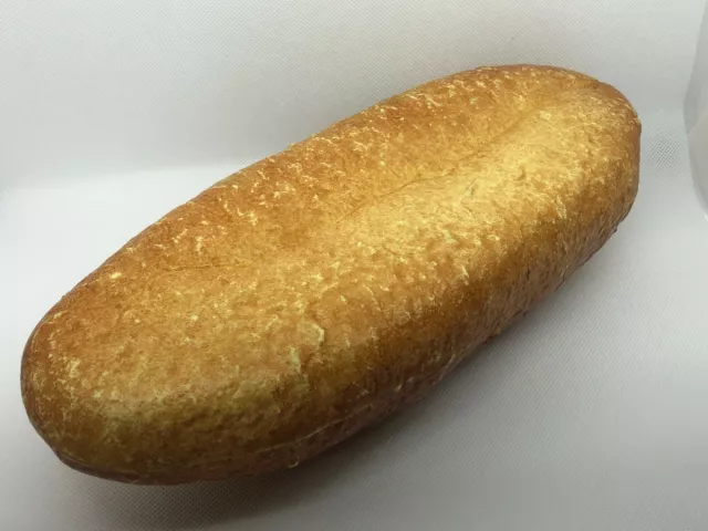 80er / 90er Jahre Kunststoff Brot Weißbrot Attrappe Requisite 35 cm Bäckerei 3