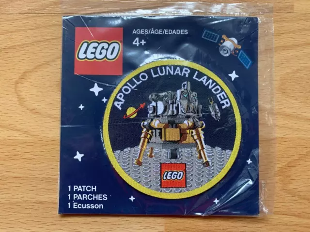 Lego Apollo Lunar Lander Space Patch. Nasa Saturn. Brand New. Sealed. Rare.