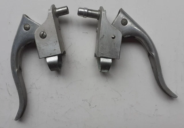 Paire De Leviers De Frein Balilla Pour Vélo De Course - Aluminium Vintage (Italie)