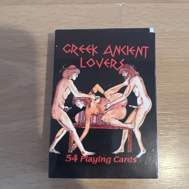 54 Poker Decks of Ancient Greek Lovers Sex  Greek Kama Sutra playing cards poker