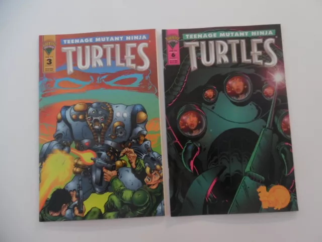 MIRAGE VOL.2 TEENAGE MUTANT NINJA TURTLES # 3  6  - 2 comic lot
