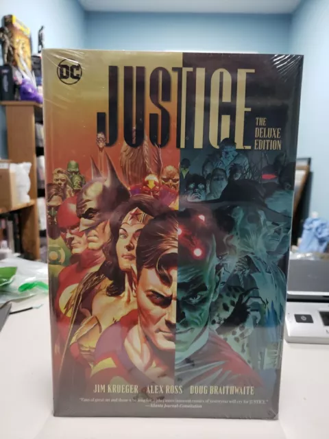 Justice The Deluxe Edition Hardcover DC Comics Graphic Novel HC New Sealed