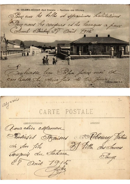 CPA AK ALGERIA - COLOMB-BÉCHAR - Officers' Pavilions (774107)