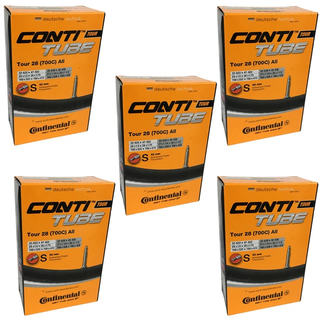 Lot De 3 Chambres à Air Continental VTT 29″ – Valve Presta 42 Mm, Compatibles Pneus 1,75-2,5