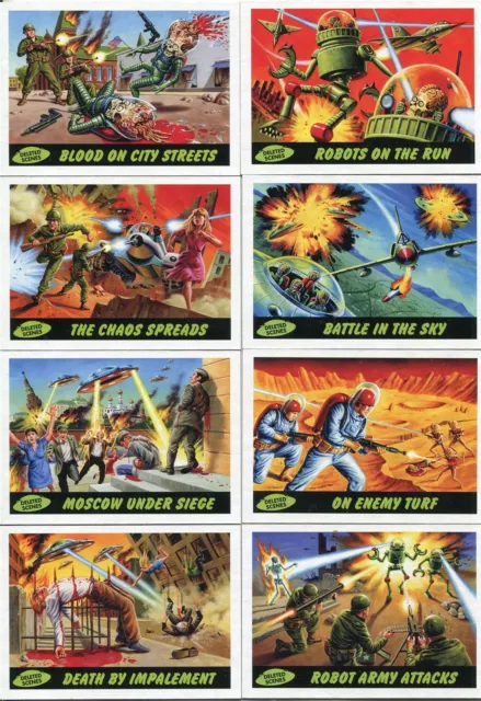 Mars Attacks Heritage Complete Deleted Scenes Chase Card Set 1-10