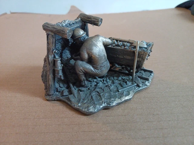 Miner Collectable Rotation EVERGREEN COLLECTION MINER Figurine Model Mining Memorabilia ...