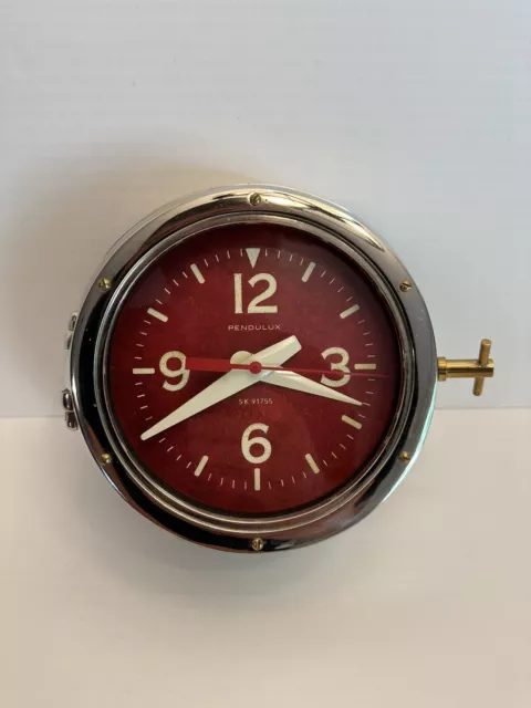 Pendulux Deep Sea Wall Clock Military & Nautical Theme Inspired Tested & Works