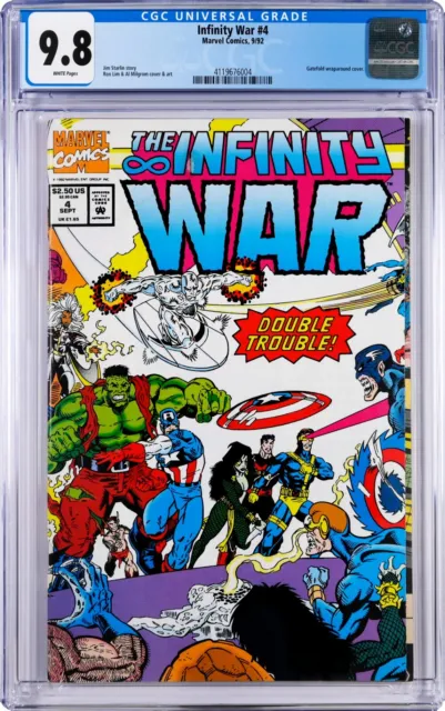Infinity War #4 CGC 9.8 (Sep 1992, Marvel) Al Milgrom & Ron Lim Wraparound Cover