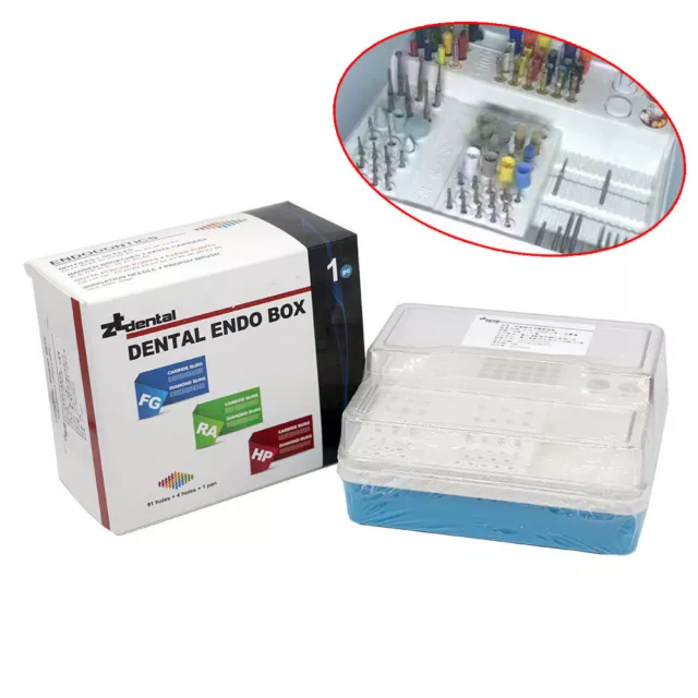 Dental endo box endodontics For RA FG HP CARBIDE/DIAMOND BURS